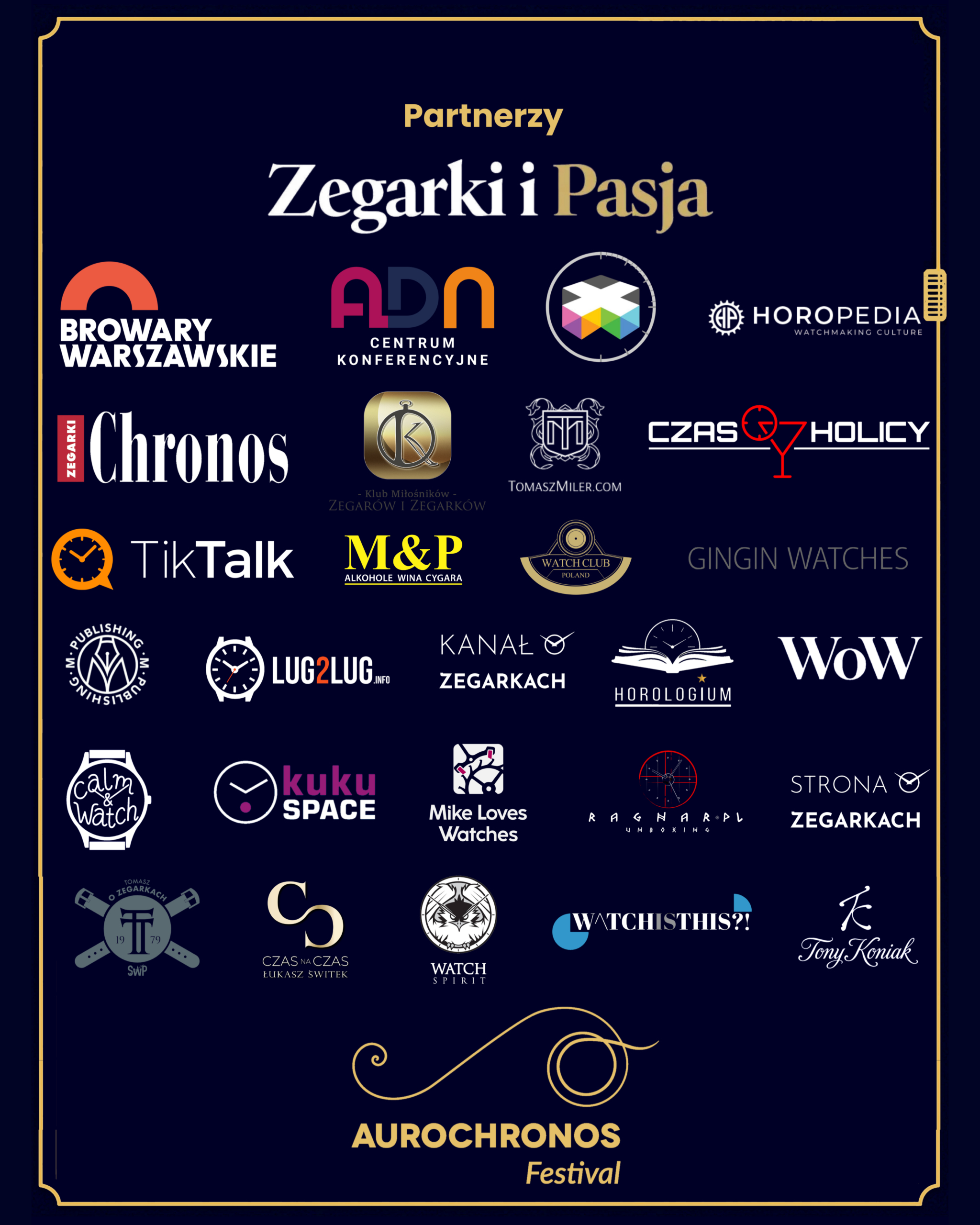 Partnerzy AuroChronos 2026<br />
